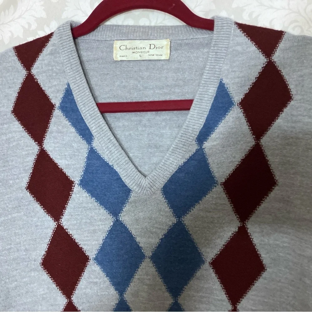 Vintage Christian Dior “Monsieur”  Sweater L